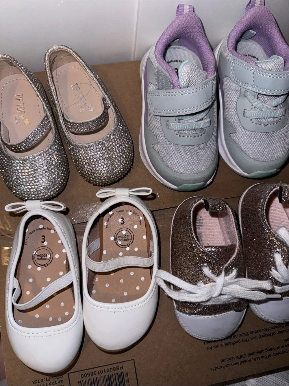 Baby girl shoe lot C3